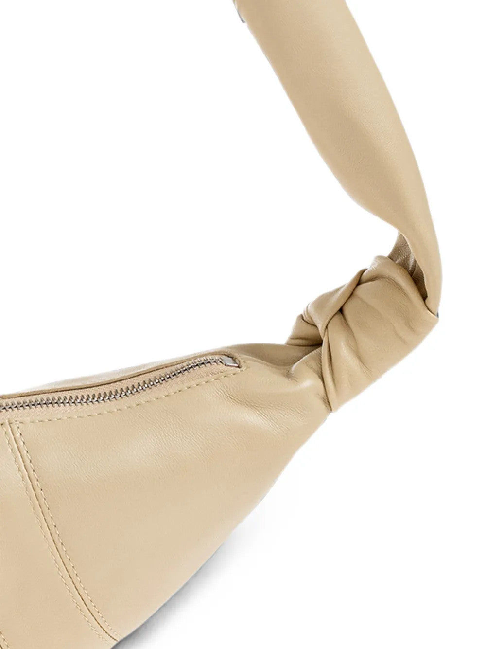 Tan bag, front view