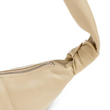 Tan bag, front view