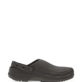 Black sandals, side view