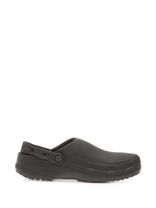 Black sandals, side view