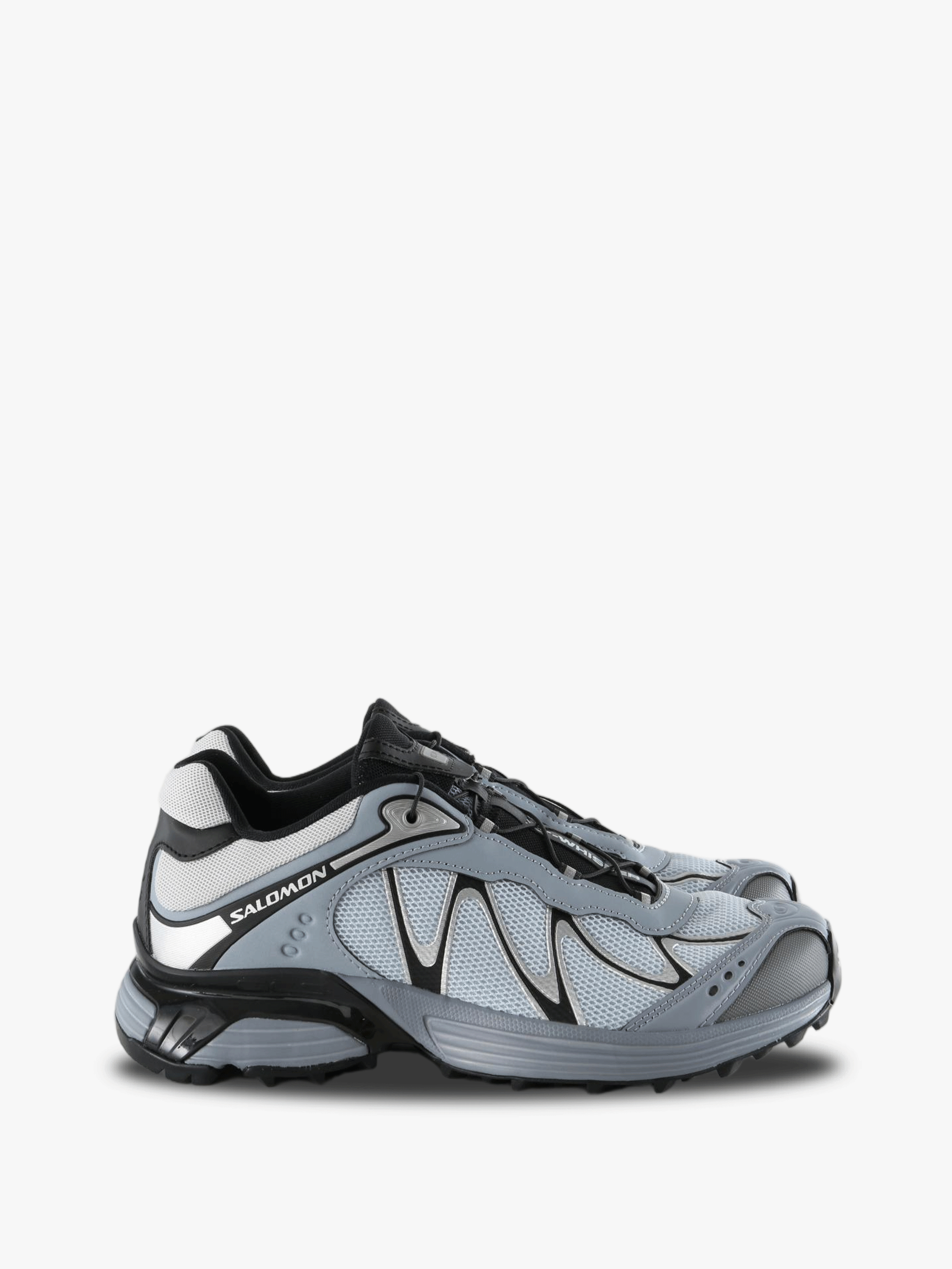 Grey shoes, side view