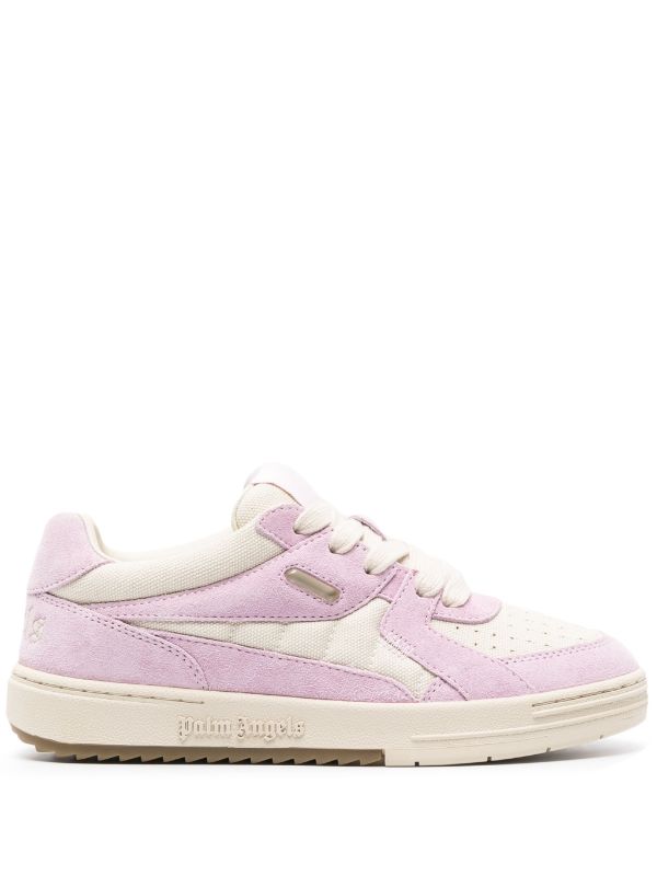 PALM ANGELS Women Palm University Leather Sneakers
