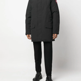 Black jackets, full body view