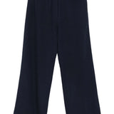 Navy pants, front view