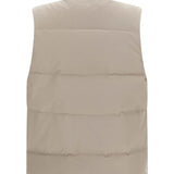 Tan jacket, back view