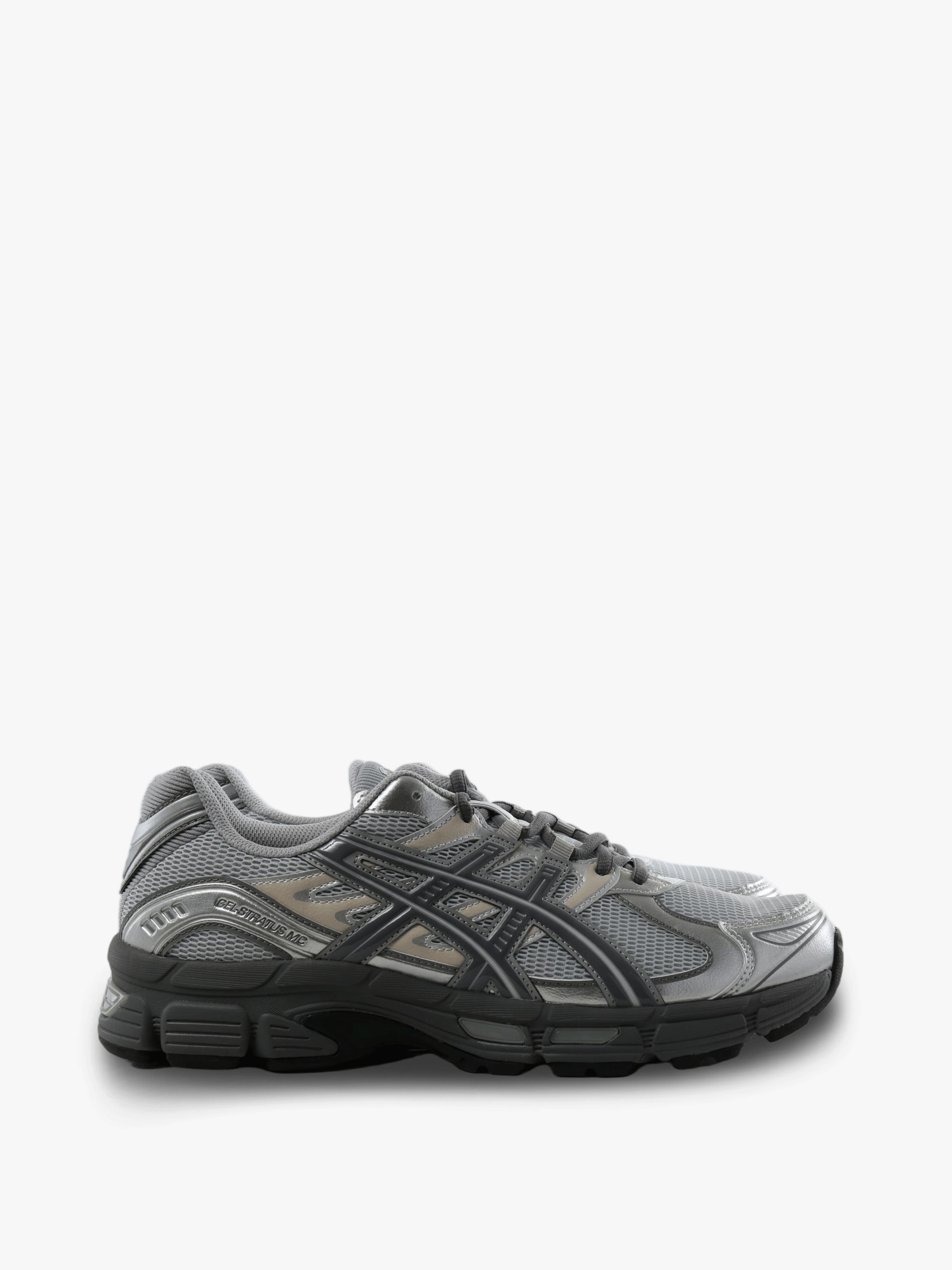 Grey shoes, side view