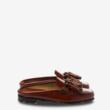 Tan loafer, front view