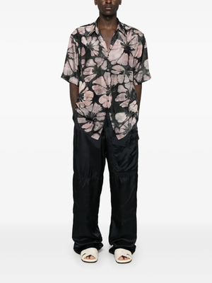 DRIES VAN NOTEN - Men Viscose Drawstring Pants