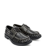 Black shoes, front view
