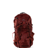 Burgundy bag, front view