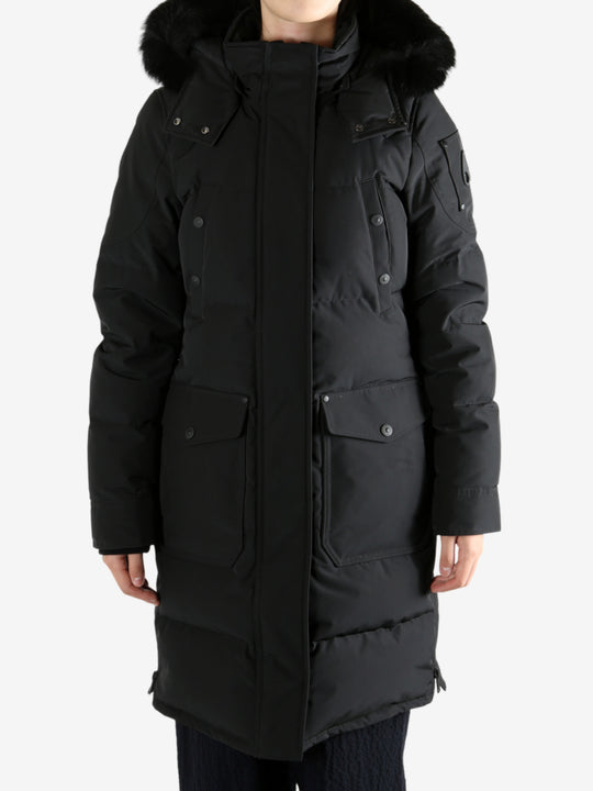 Black coats, full body view