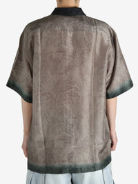 DRIES VAN NOTEN - Men Silk Short Sleeved Shirt