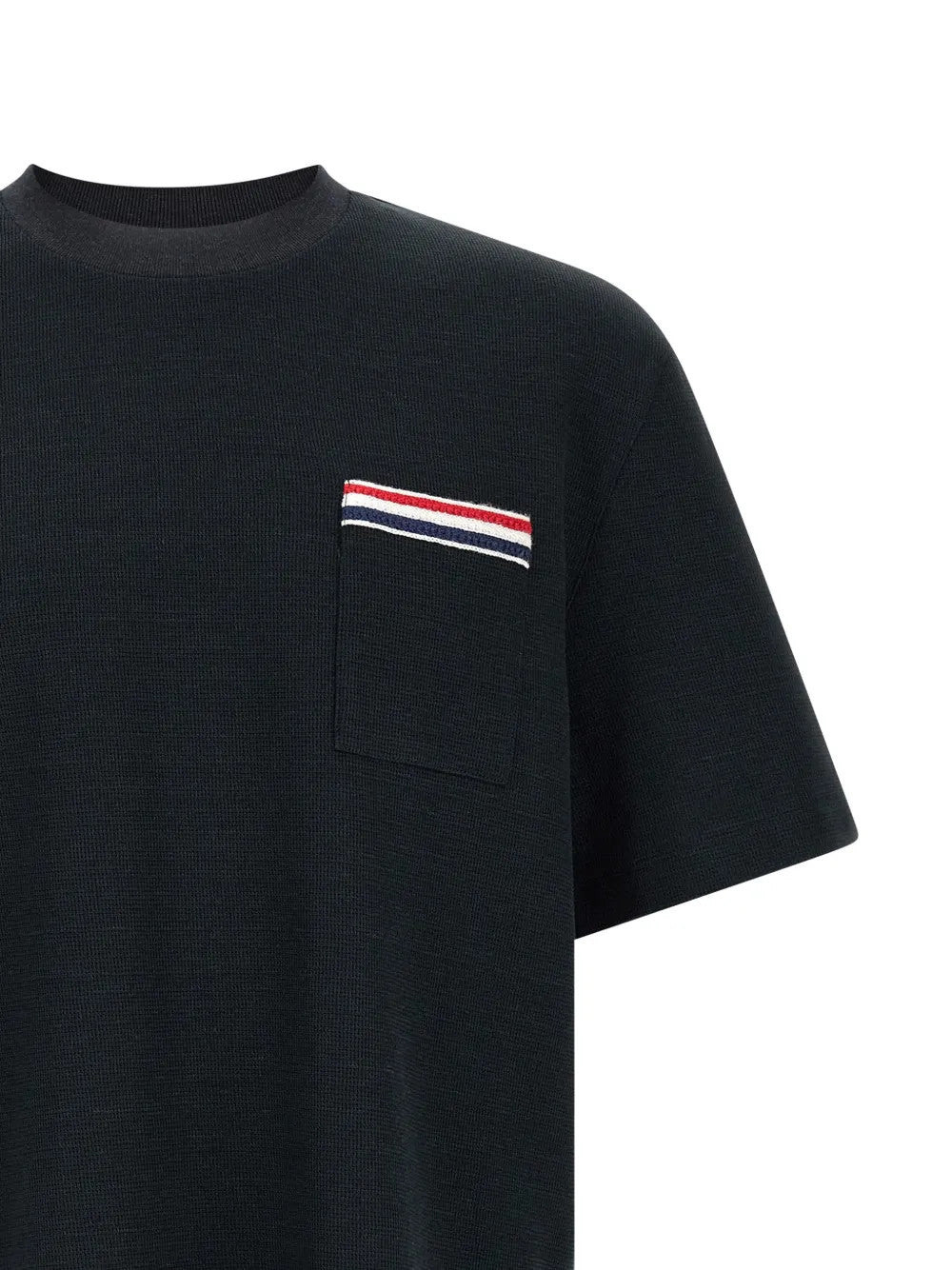 Navy t-shirt, front view