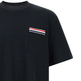 Navy t-shirt, front view