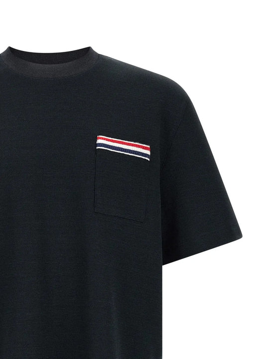 Navy t-shirt, front view