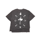 Black t-shirt, front view