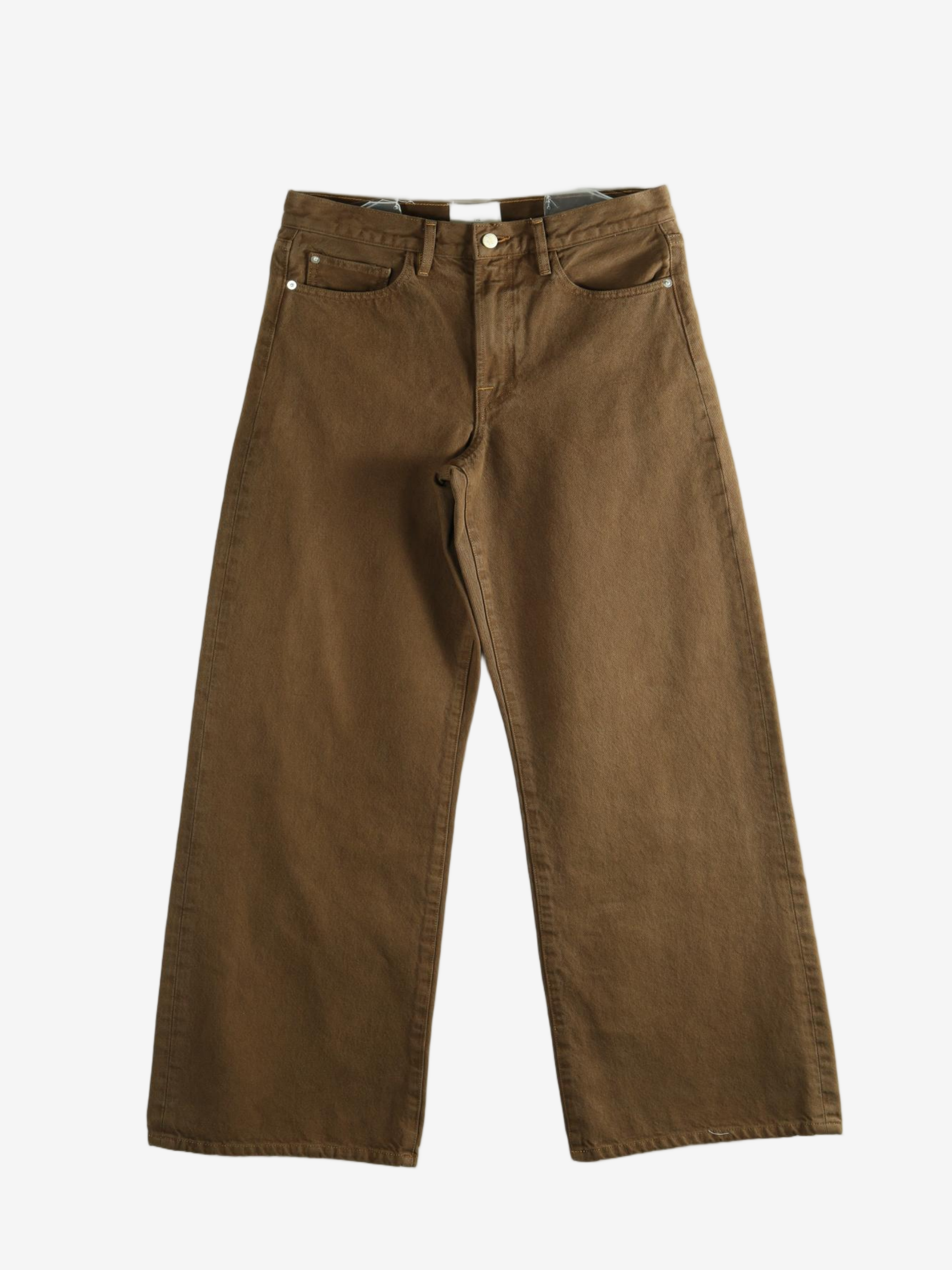 Brown jeans, front view