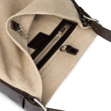 Close up of Tan bag, showing detail