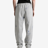 Grey pants, full body view