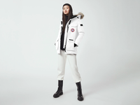 Expedition parka fusion fit top white
