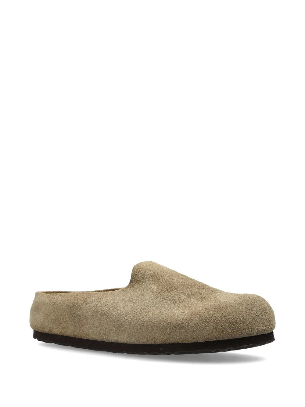 Tan sandals, front view