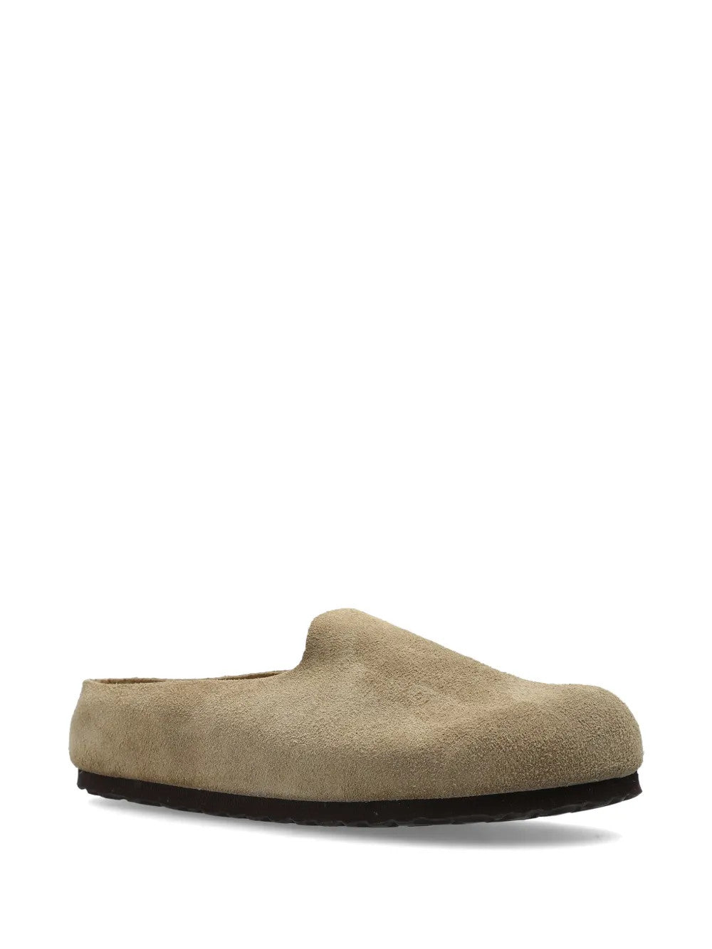 Tan sandals, front view