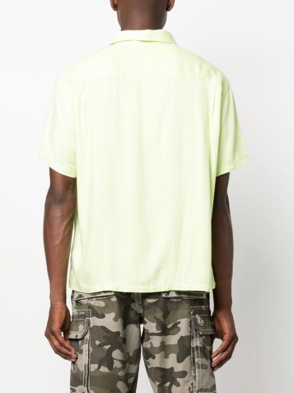 STUSSY - Men Contrast Pick Stitched Shirt