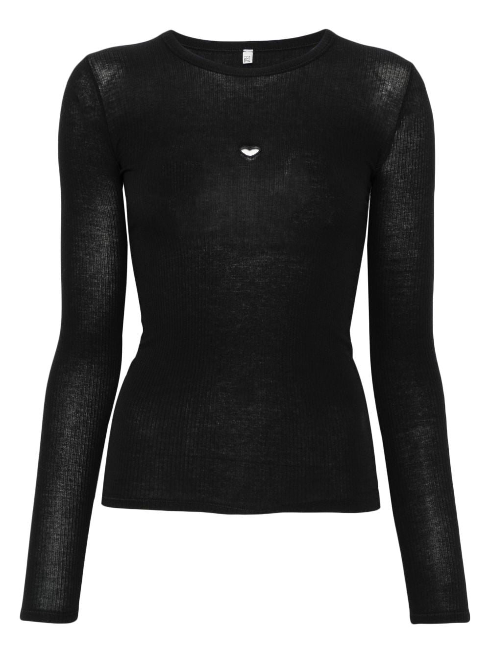 Black T-shirt, front view