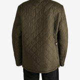 Green jacket, full body view