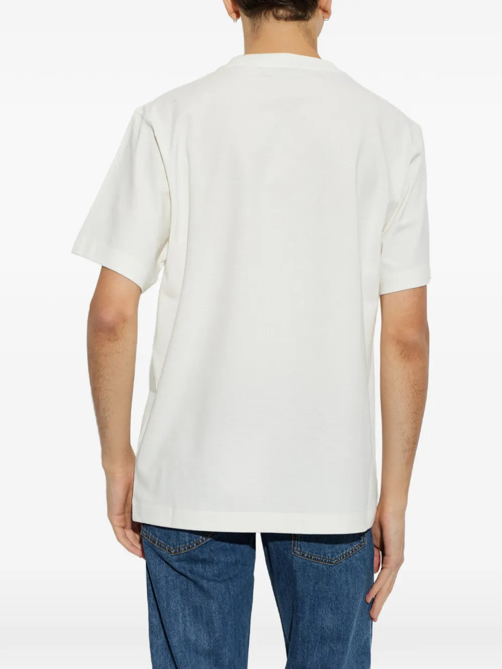 White t-shirt, front view