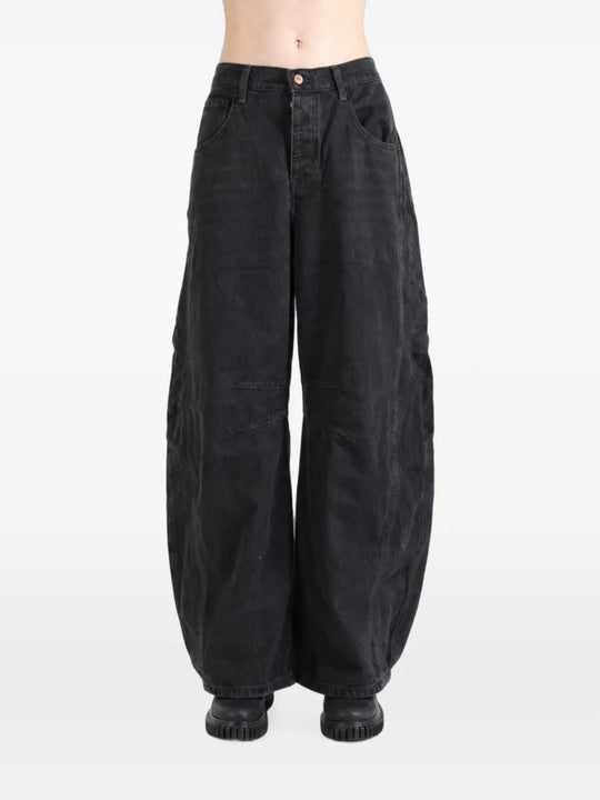 Black pants, full body view