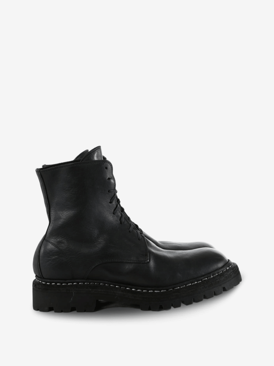 Black boots, side view