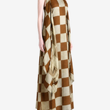Brown dress, front view