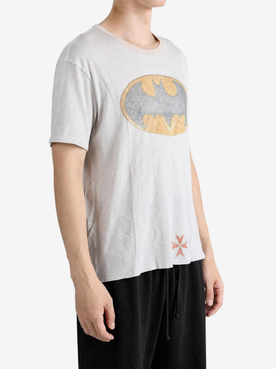 Tan t-shirt, full body view