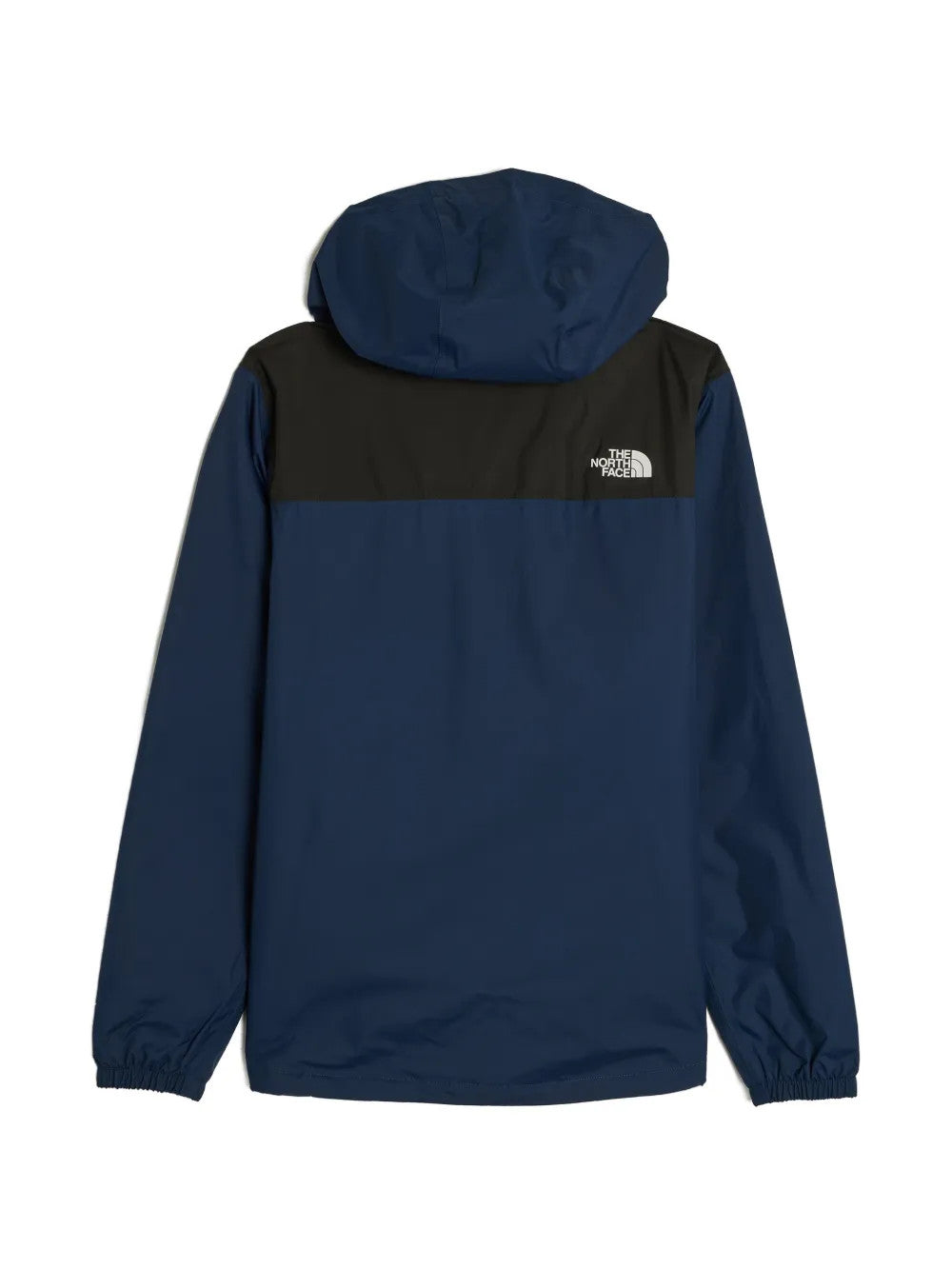 Navy jacket, back view