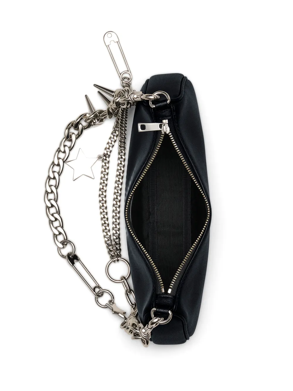 Black bag, inside view