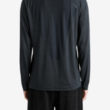 Black t-shirt, full body view