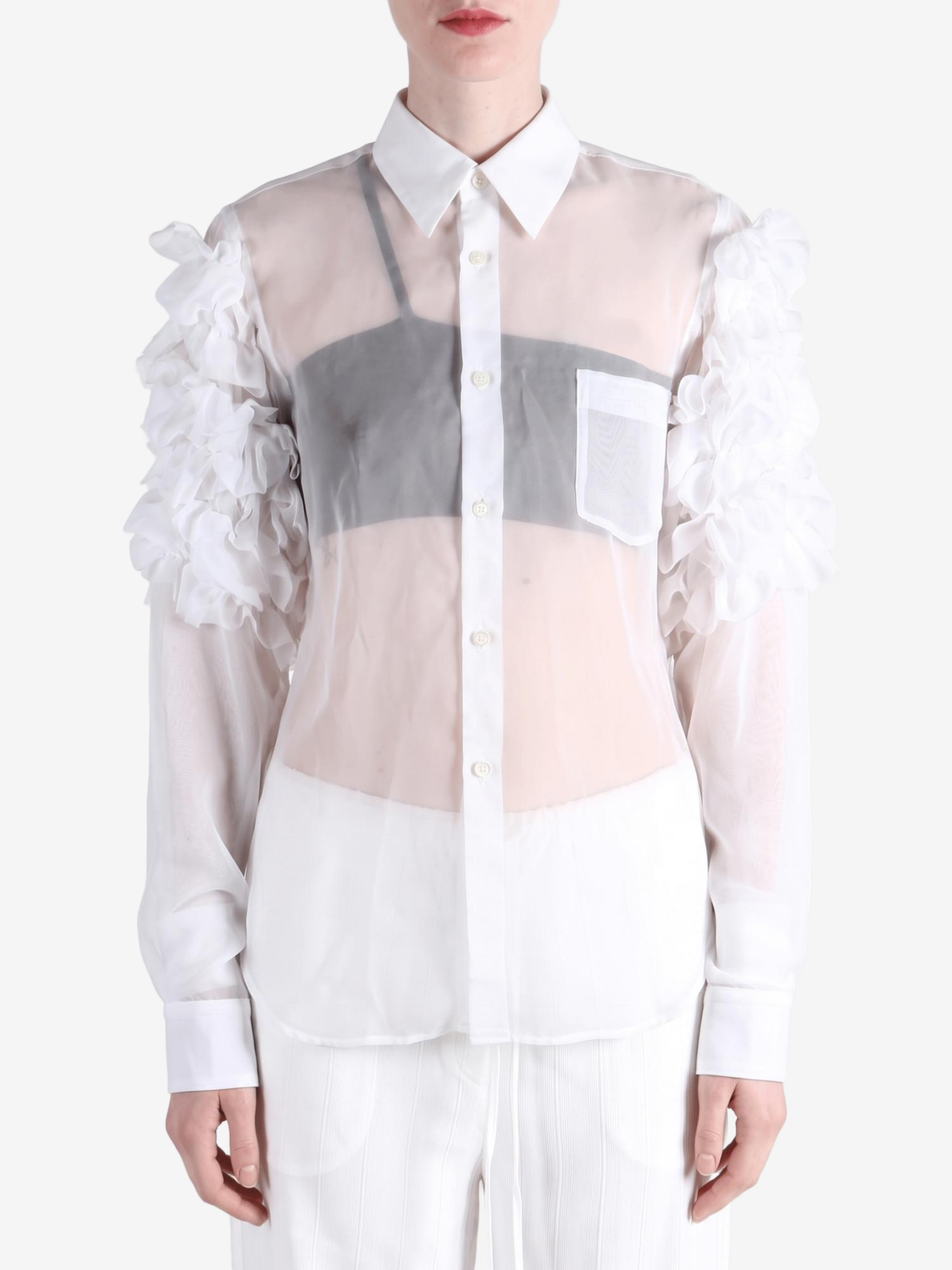 White shirt, full body view