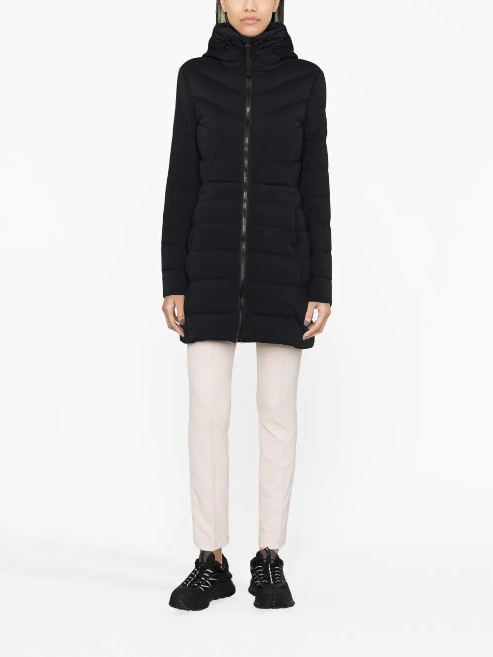 Black jacket, full body view