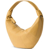 Tan bag, front view