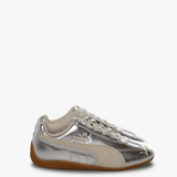 Grey sneaker, front view