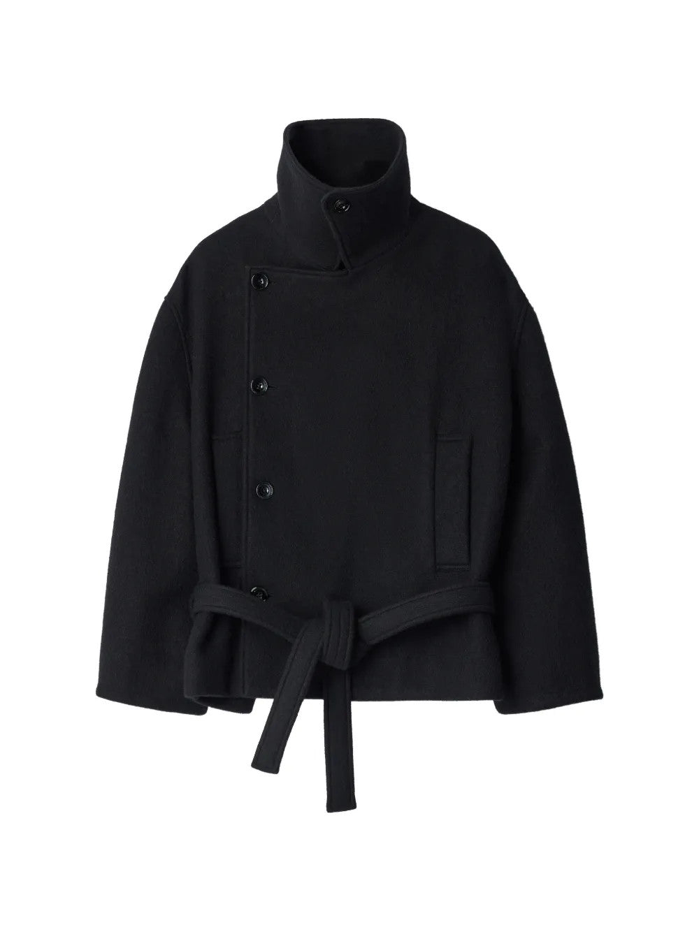 Black jacket, front view