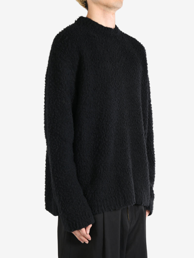 UMA WANG - Men Curly Wool Long Slv Top