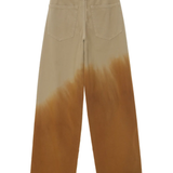 Brown pants, back view