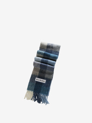 ACNE STUDIOS - Unisex Mohair Checked Scarf