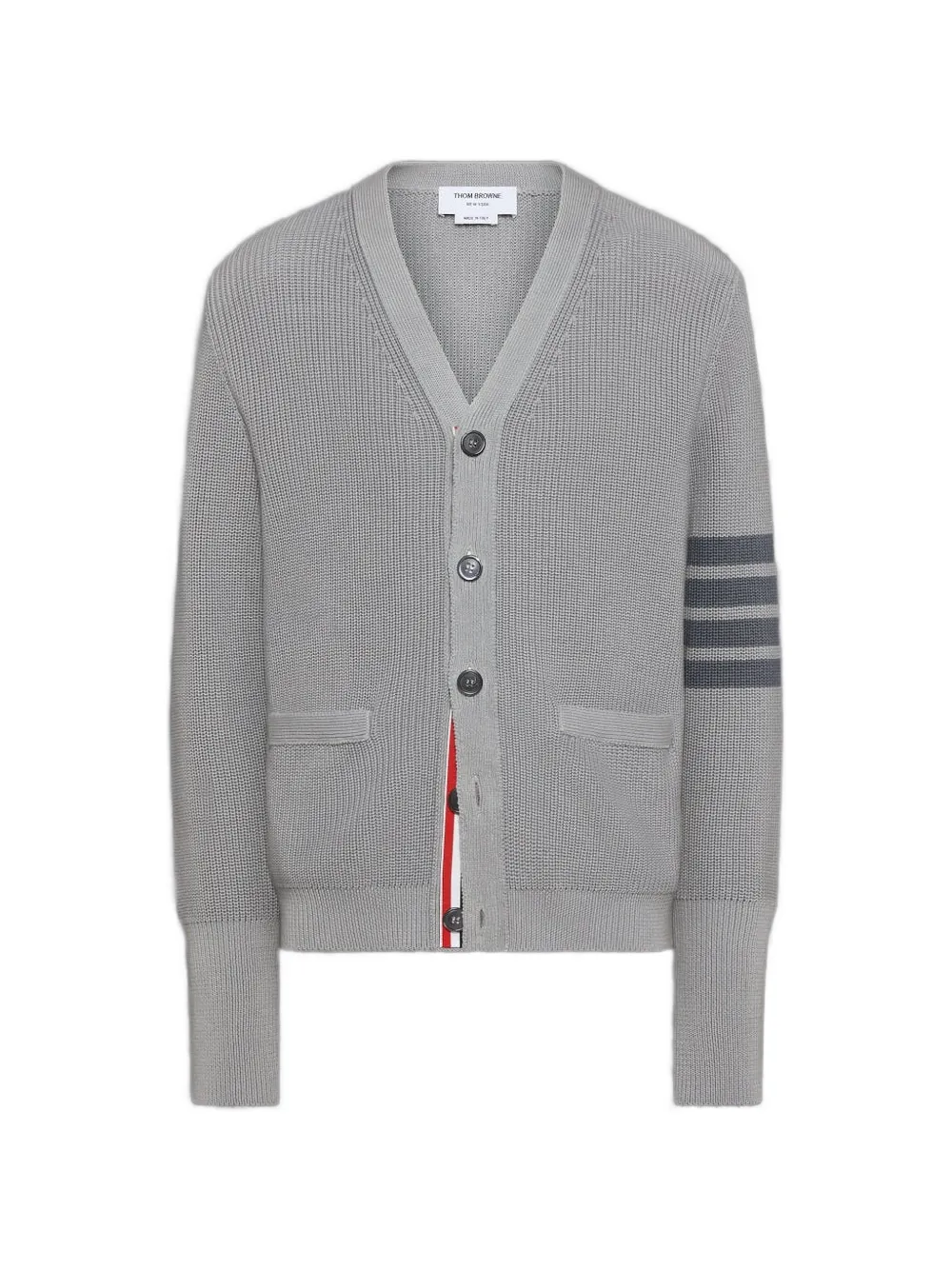 Grey cardigan,front view