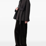 Black pants, full body view