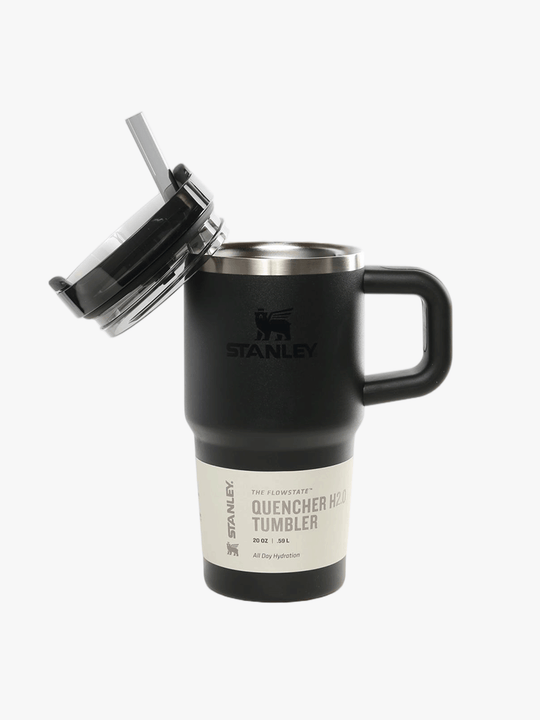 Black tumbler,side view