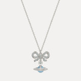 Blue jewelry, front view
