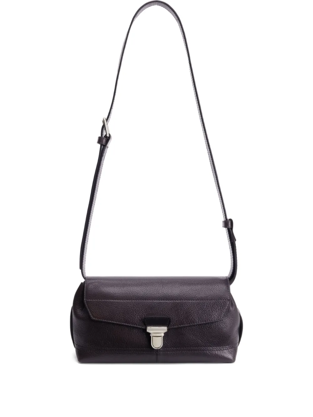 Purple bag, front view
